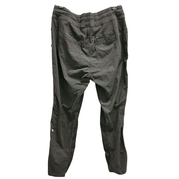 Lululemon Women’s Dance Studio Mid-Rise Full Length Striped Pant Black Size 10 - Picture 8 of 8